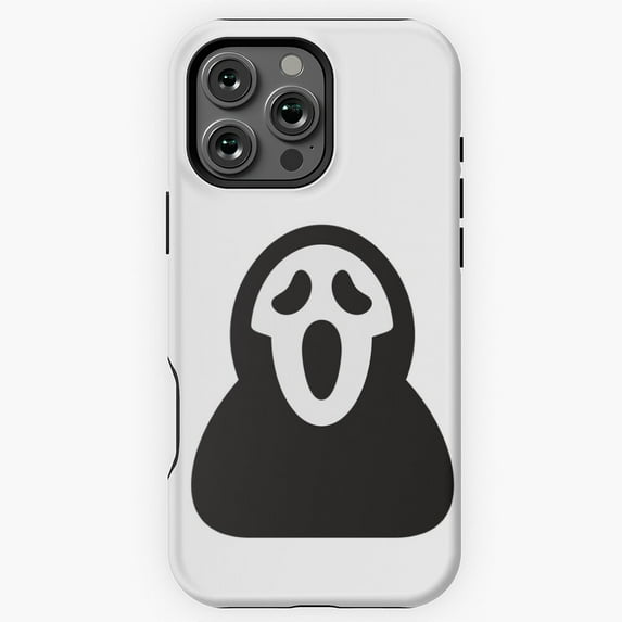 Scary White Ghost Mask Halloween Phone Case for iPhone 16 15 14 13 12 11 Pro Max M5901892