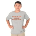 thumbnail image 1 of Scary Without A Costume Halloween Crewneck T Shirts Boy Girl Teen Brisco Brands S, 1 of 6