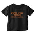 thumbnail image 1 of Scary Without A Costume Halloween Toddler Boy Girl T Shirt Infant Toddler Brisco Brands 12M, 1 of 6