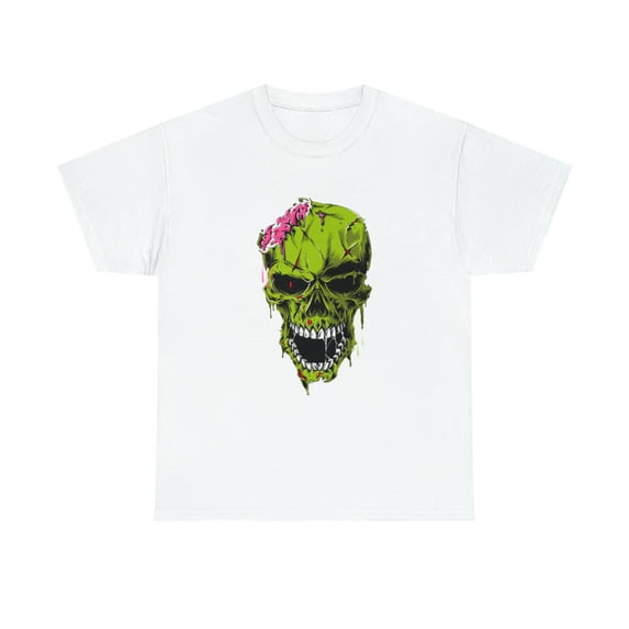 Scary Zombie Skull Halloween T-Shirt