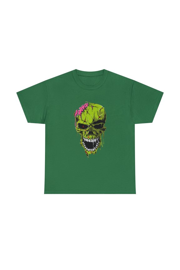 Scary Zombie Skull Halloween T-Shirt