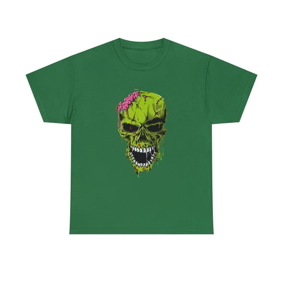 Scary Zombie Skull Halloween T-Shirt