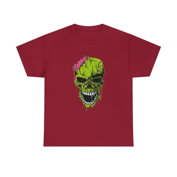 Scary Zombie Skull Halloween T-Shirt