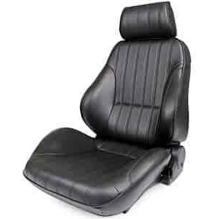 Scat 80-100051LXL Rally XL Series 1000 Seat 12 Hip Width Black Vinyl Left