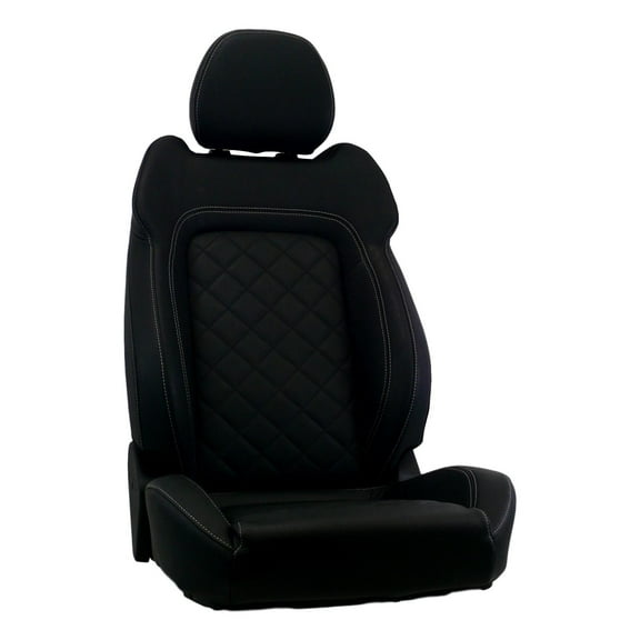 Scat 80-1680-51L Touring Series Seat Black Vinyl Left / Driver Fits select: 1975-2003 FORD F150, 1993-2007 HONDA CIVIC