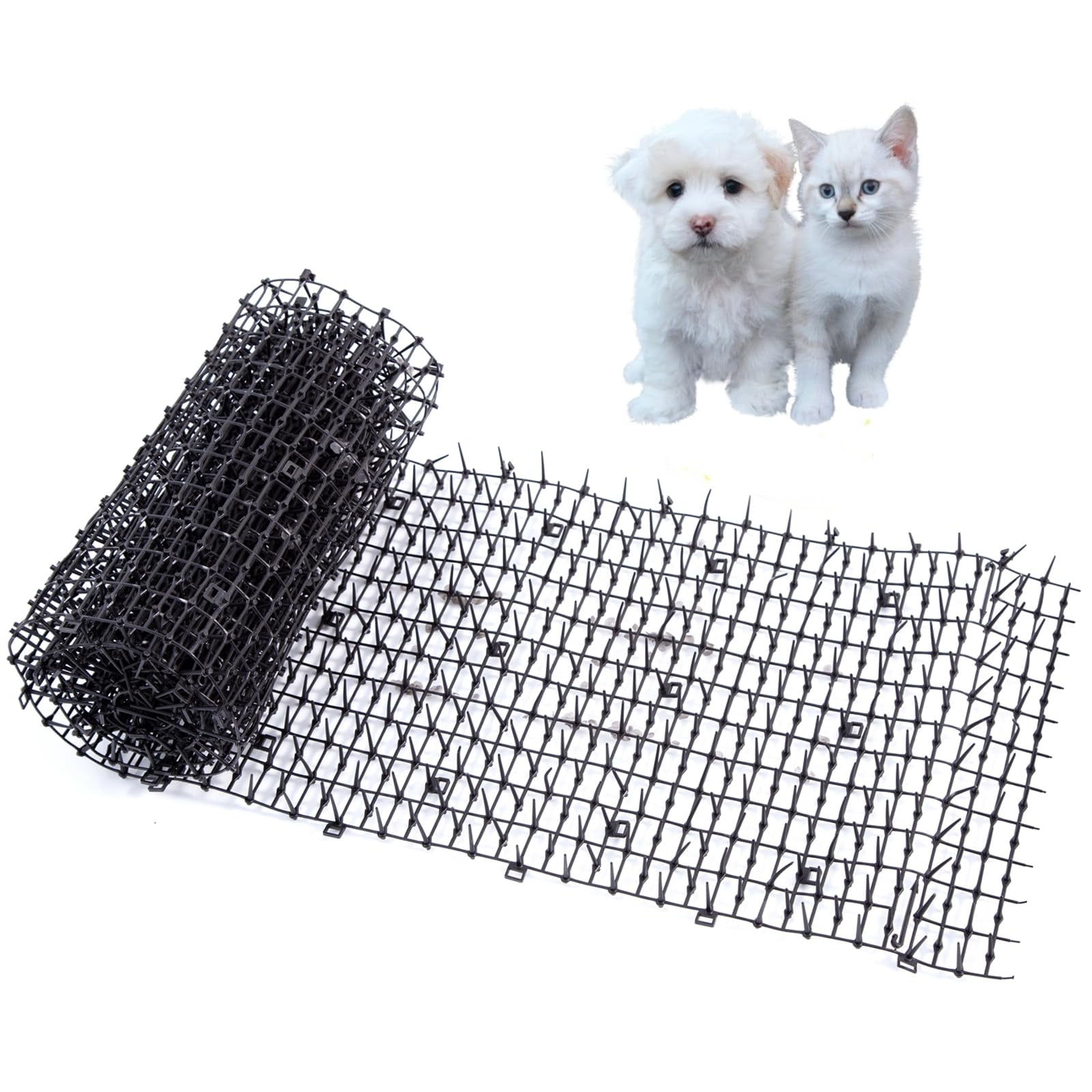 Scat Mat for Cats with Spikes, 6.5ft Prickle Strips Network Digging Stopper Cat Deterrent Mat