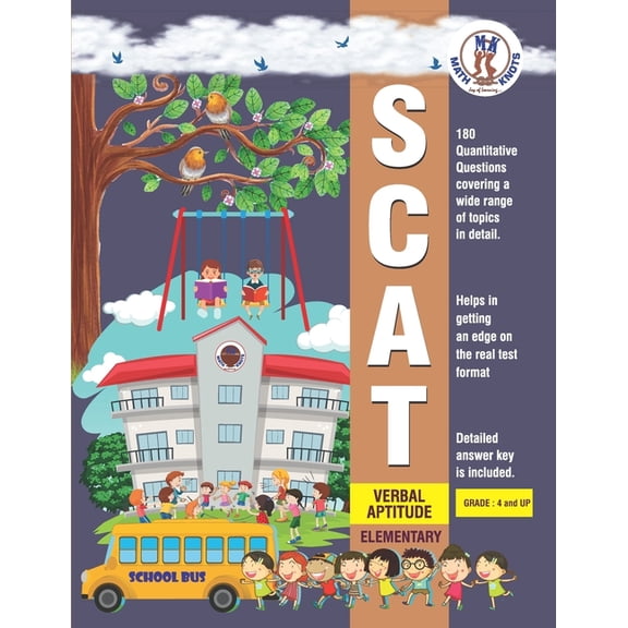 Scat Practice SCAT Verbal Aptitude - Grades 4 and Up, Book 4, (Paperback)
