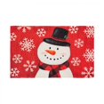 thumbnail image 1 of Cape Craftsmen 30'' X 20'' Scatter Rug, Snowman, 1 of 3
