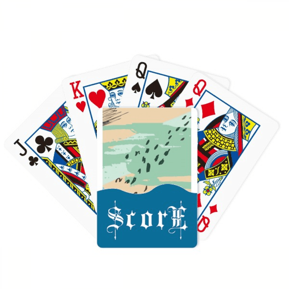 Scatter s Art Pattern Score Poker Playing Card Index Game