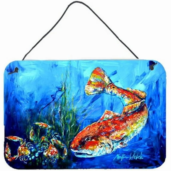 Scattered Red Fish Wall or Door Hanging Prints