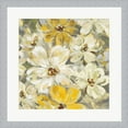 thumbnail image 1 of Scattered Spring Petals Yellow Gray Crop by Silvia Vassileva, Framed Wall Art, 19.5W x 19.5H, 1 of 1