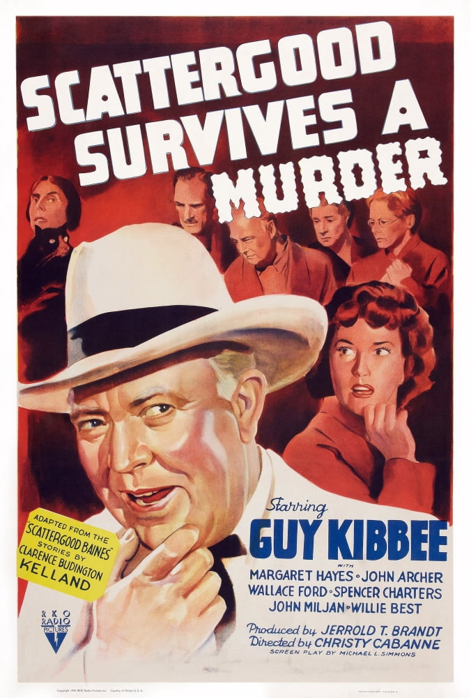 Scattergood Survives A Murder U Canvas Art - (24 x 36)