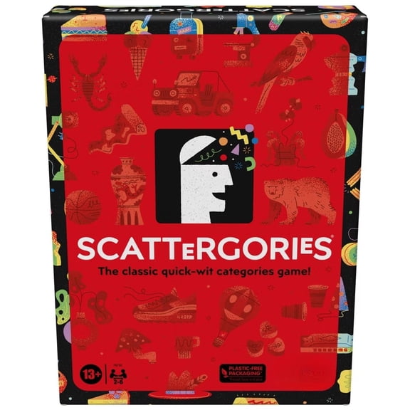 Scattergories Board Game for 2 - 6 Players Ages 13 and Up