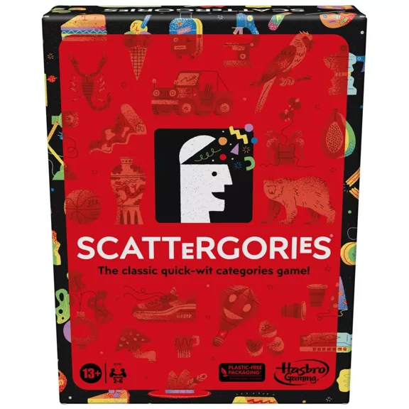 Scattergories Board Game for 2 - 6 Players Ages 13 and Up