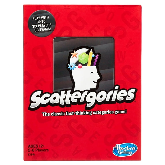 Scattergories The Classic Fast Thinking Categories Board Game for Kids and Family Ages 12 and Up