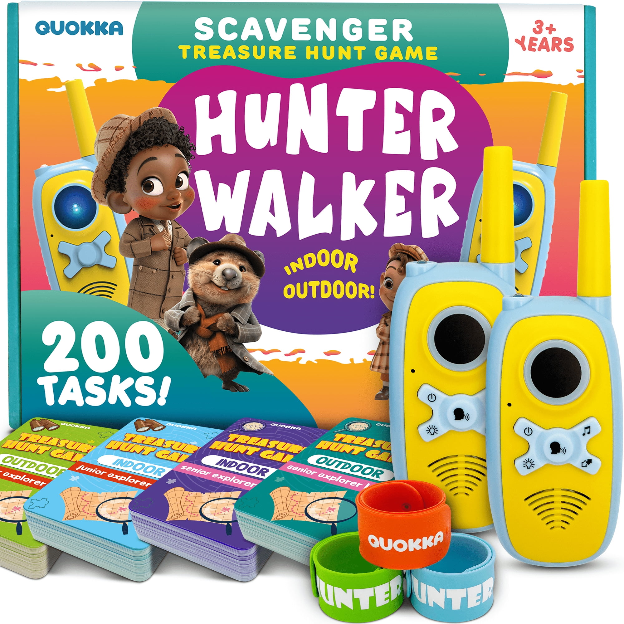 Scavenger Hunt Game for Kids - Treasure Hunting Outdoor Activities - Fun Family Game for Backyard