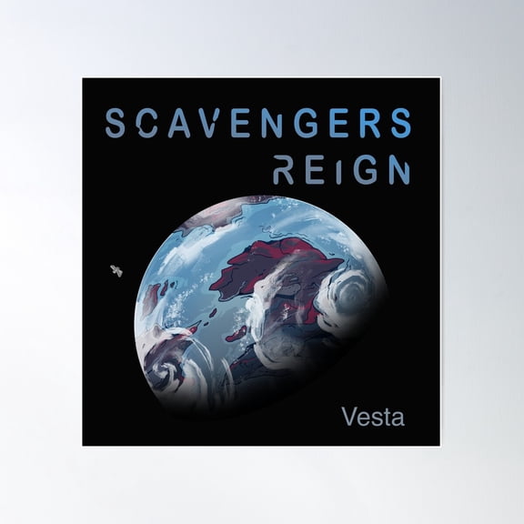 Scavengers Reign Planet Of Vesta Poster Wall Art, Modern Wall Decor For Living Room Bedroom, 24x24 UNFRAMED
