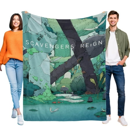 Scavengers Reign Throw Blanket for Kids and Adults Soft and Cozy Blankets Gifts 30x40 Inch