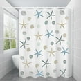 thumbnail image 1 of Scceatti Shower Liner Abstract Bath Curtain with Hooks Mid Century Shower Curtain 71x32In Wide Shower Curtain Bathroom Curtain Partition Curtain Dry and Wet Separation Shower Curtain for the Bathroom, 1 of 4