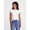 thumbnail image 1 of Scenario Women's Sweater with Flutter Sleeves, Lightweight, Sizes XXS-XXXL, 1 of 6
