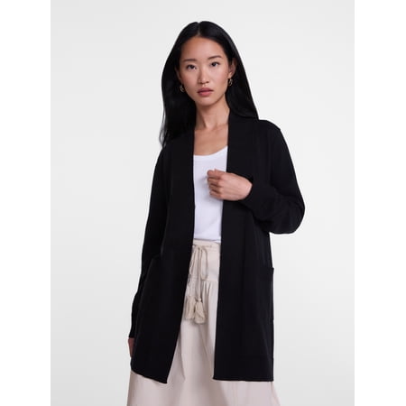 Scenario Women's Belted Lightweight Cardigan, Sizes XS-XXXL