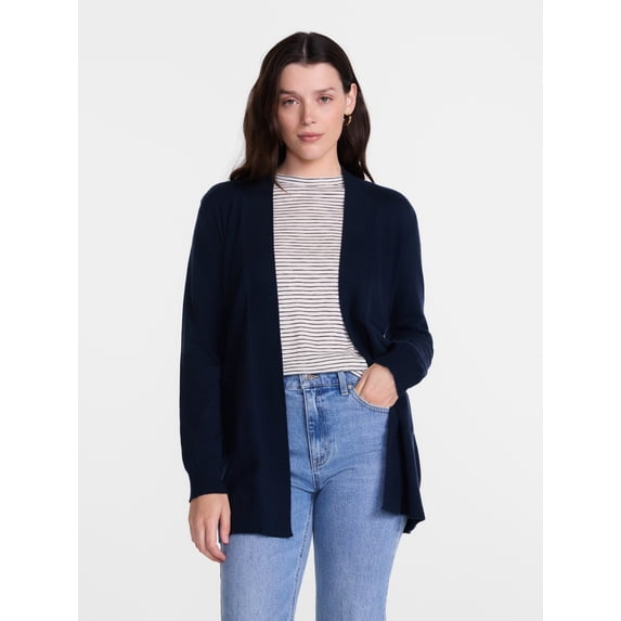 Scenario Women's Belted Lightweight Cardigan, Sizes XS-XXXL