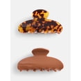 thumbnail image 1 of Scenario Women's Claw Hair Clips, 2-Pack, 1 of 5