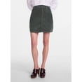 thumbnail image 1 of Scenario Women's and Women's Plus Corduroy Mini Skirt, 17" Length, Sizes 0-28, 1 of 6