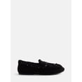 thumbnail image 1 of Scenario Women's Fringe Faux Shearling Moccasin Flats, 1 of 7
