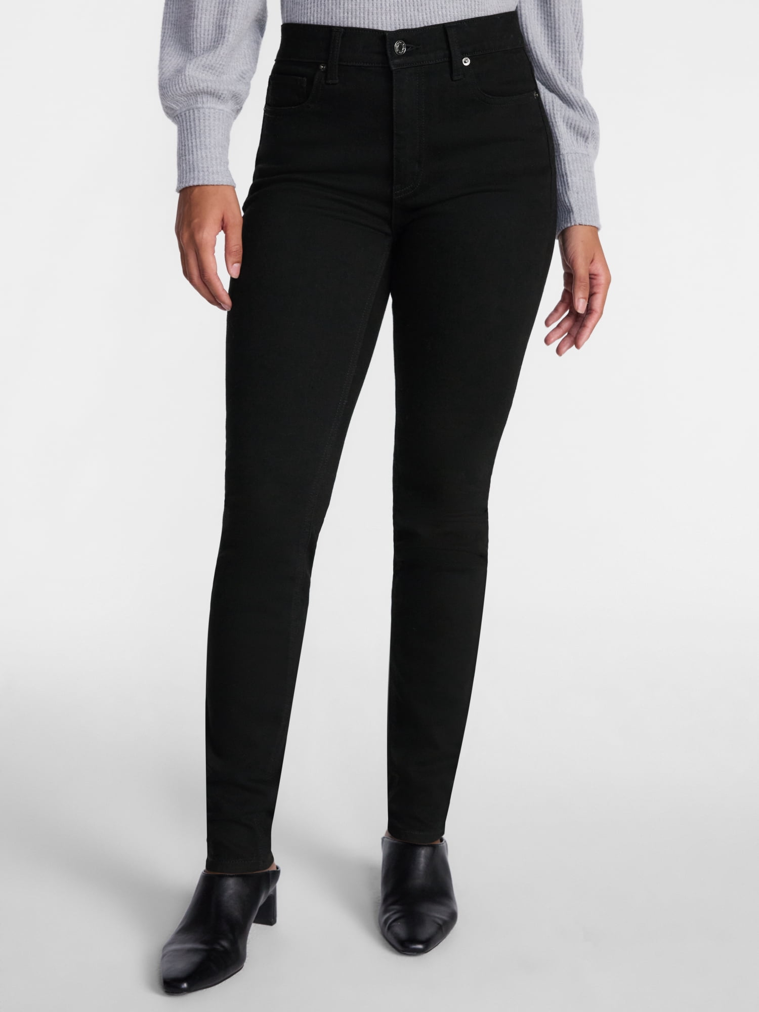 Scenario Women's High Rise Skinny Jeans, 27", 29", 31" Inseams, Sizes 0-20