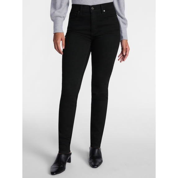 Scenario Women's High Rise Skinny Jeans, 27"S, 29"R, 31"L Inseams, Sizes 0-20, 0S-20S, 10L-14L