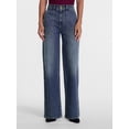 thumbnail image 1 of Scenario Women's High Rise Utility Jeans, 31" Regular and 29" Short Inseam, Sizes 0-20, 1 of 6