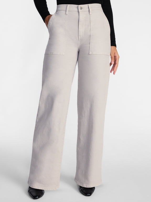 Women's High Rise Utility Jeans, 31" Regular and 29" Short Inseam, Sizes 0-20