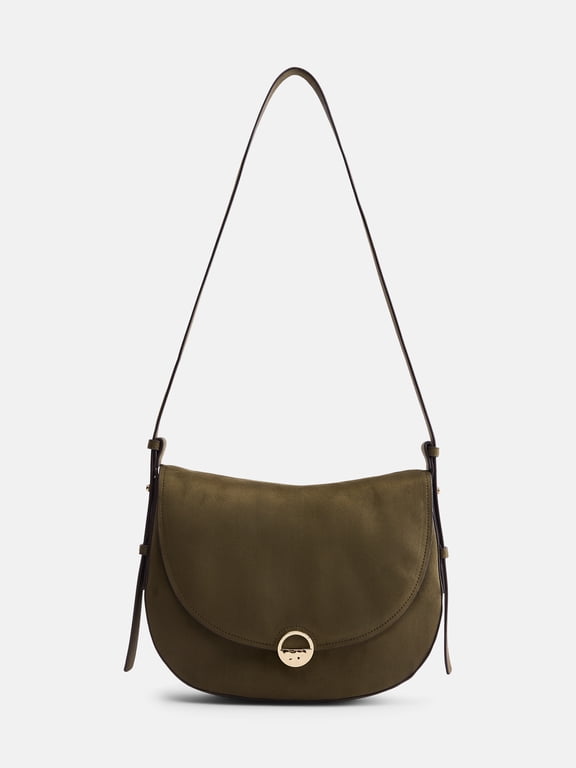 Women's Large Crossbody Handbag, Burnt Olive