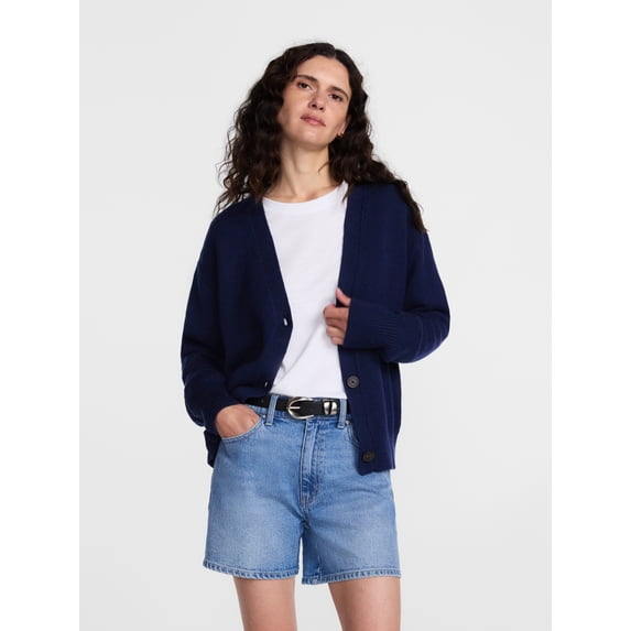 Scenario Women's Button Front Lightweight Cardigan, Sizes XS-XXXL
