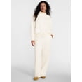 thumbnail image 1 of Scenario Women's Mock Neck Sweatshirt and Sweatpants Set, 2-Piece, Sizes XS-4X, 1 of 5