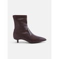 thumbnail image 1 of Scenario Women's Stretch Kitten Heel Faux Leather Booties, 1 of 7
