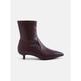 thumbnail image 1 of Scenario Women's Stretch Kitten Heel Faux Leather Booties, 1 of 7