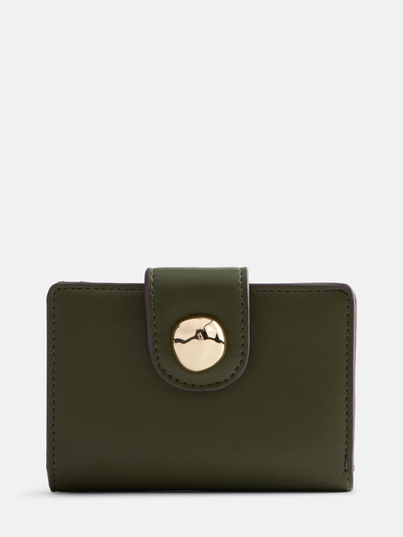Women's Tab Indexer Wallet, Burnt Olive