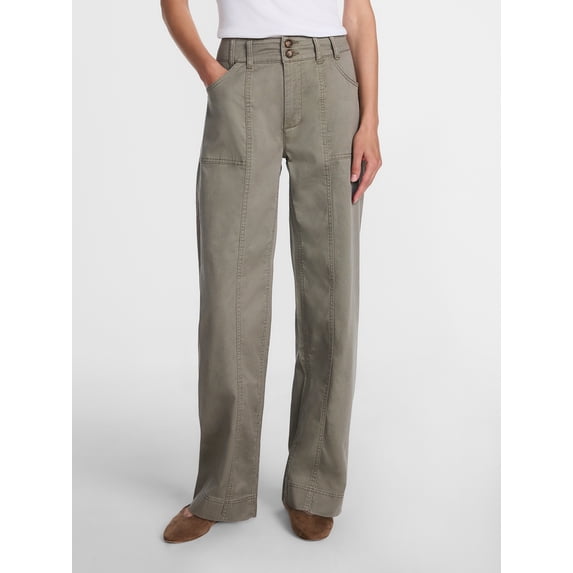Scenario Women's Wide Leg Utility Pants, 31" Inseam, Sizes 0-20