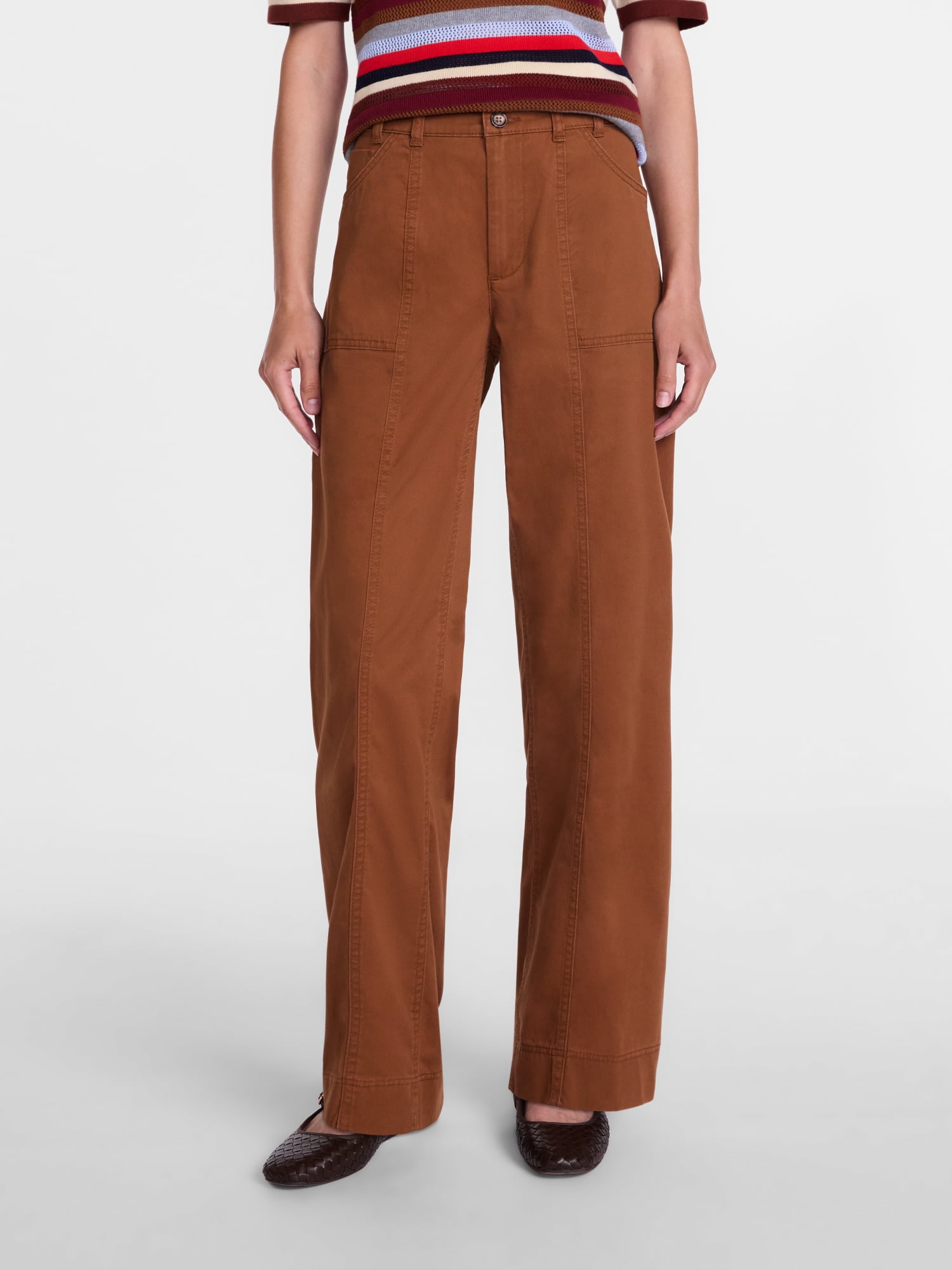 Scenario Women's Wide Leg Utility Pants, 31" Inseam, Sizes 0-20