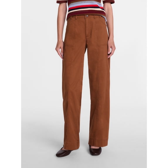 Scenario Women's Wide Leg Utility Pants, 31" Inseam, Sizes 0-20