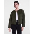 thumbnail image 1 of Scenario Women's Double Faced Faux Wool Jacket, Sizes XS-XXXL, 1 of 8