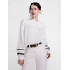 Scenario Women's and Women's Plus Quilted Detail Long Sleeve Top, Sizes XS-4X