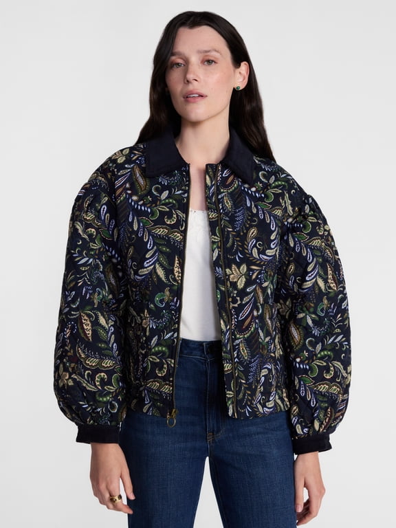 Women's and Women's Plus Quilted Puffer Jacket, Sizes XS-4X