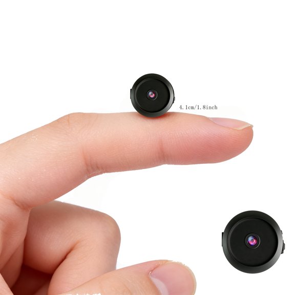 All Scene 4K Mini Wireless Home Surveillance Camera, 2.4G WiFi One-Minute Setup, IR Night Vision Motion Detection Two-Way Intercom for Baby Pet Home Security Monitoring