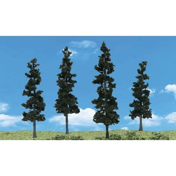 Scene-A-Rama Diorama Tree Set - Conifer Trees - 4 Trees