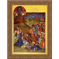 thumbnail image 1 of Scene Adoration of the Magi 24x18 Gold Ornate Wood Framed Canvas Art by Limbourg brothers, 1 of 2