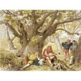 thumbnail image 1 of A Scene in The Arden Forest From As You Like It by William Shakespeare. Drawn & Etched by Sir John Gilbert From The Illustrated Library Shakspeare Published London 1890 Poster Print - 16 x 12, 1 of 1