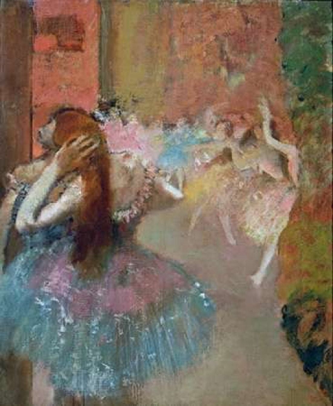 Scene De Ballet Or Balleteuses Canvas Art - Edgar Degas (20 x 24)